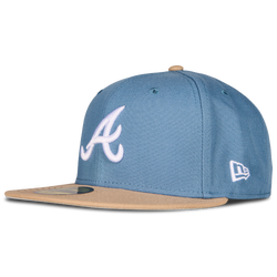 Unisex Caps - New Era 59Fifty Mlb Atlanta Braves - Blue-Pink