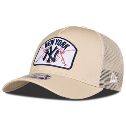 Unisex Trucker - New Era A-Frame MLB New York Yankees - Beige-White-Black