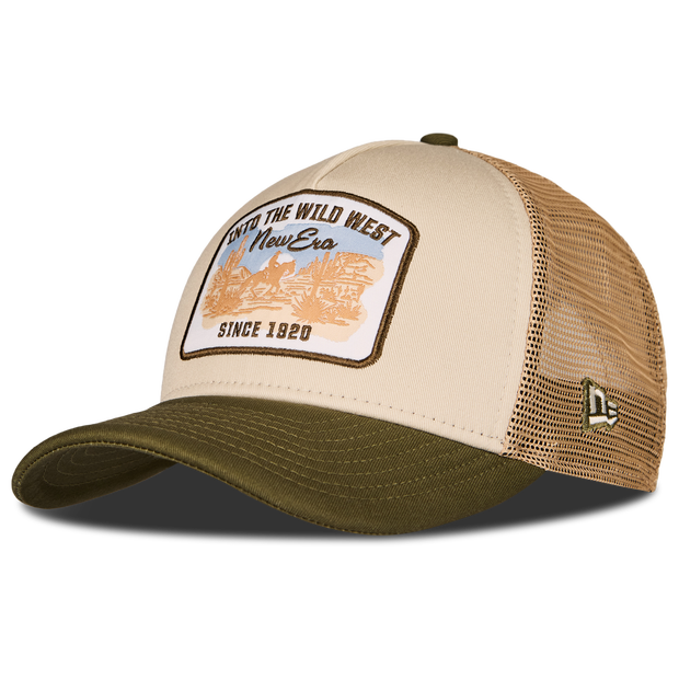 New Era A-Frame,  Beige  Trucker,  Size One Size