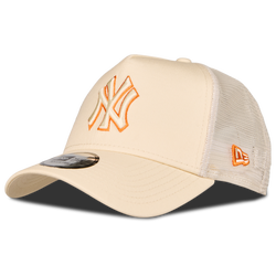 Unisex Trucker - New Era Trucker - Beige-Orange