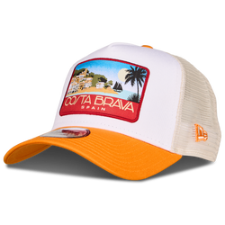 Unisex Trucker - New Era Trucker - Orange-White