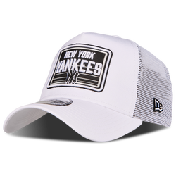 Unisex Caps - New Era Trucker - White-White
