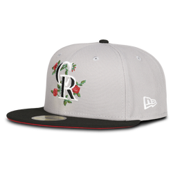 Unisex Petten - New Era 59FIFTY - Gray Black Scarlet-Gray Black Scarlet