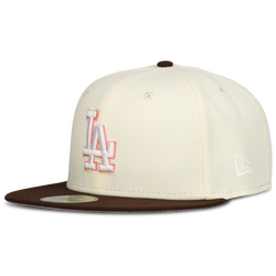 Unisex Caps - New Era 59FIFTY MLB LA Dodgers - Chrome Burtn Wood Pi-Chrome Burtn Wood Pi