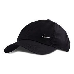 Unisex Caps - Nike Kids Metal Swoosh - Black-Metallic Silver