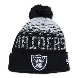 Unisex Knitted Hats & Beanies - New Era Oakland Raiders - Black-Grey-Black