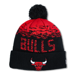Unisex Knitted Hats & Beanies - New Era Chicago Bulls - Black-Red-Black