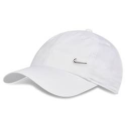 Unisex Caps - Nike Kids Silver Swoosh - White-White-White