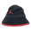 Jordan Bucket Hat - Unisex Caps Black-Gym Red