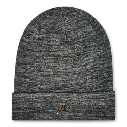 Unisex Knitted Hats & Beanies - Jordan Metal Jumpman - Grey-Grey-Metallic Gold