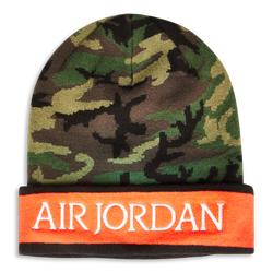 Unisex Knitted Hats & Beanies - Jordan Classics - Camo Print-Black-Red