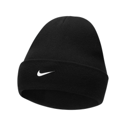 Unisex Knitted Hats & Beanies - Nike Swoosh - Black-Gun Metal