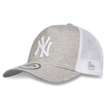 Grey Marl Jersey-White