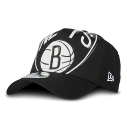 Unisex Caps - New Era 9Forty Oversized Brooklyn Nets - Grey-White