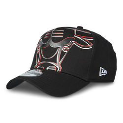 Unisex Caps - New Era 9Forty Oversized Chicago Bulls - Grey-Red-White