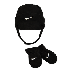 Unisex Knitted Hats & Beanies - Nike Baby Swoosh Beanie&gloves Set - Racer Pink-White-Racer Pink