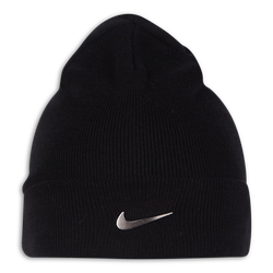 Unisex Knitted Hats & Beanies - Nike Kids Swoosh - Black-Black