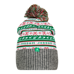 Unisex Knitted Hats & Beanies - Jordan X-mas Cuffed - White-Lucky Green-University Red