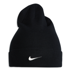Unisex Knitted Hats & Beanies - Nike Metal Swoosh Cuffed - Medium Olive-Medium Olive