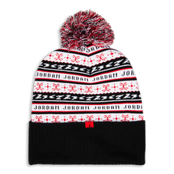 Unisex Knitted Hats & Beanies - Jordan X-mas Cuffed - White-Black-University Red