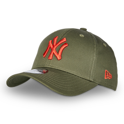 Unisex Caps - New Era Adjustable - Grey-Red
