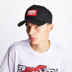Unisex Caps - Crooks&Castles Adjustable - Black-Red-White
