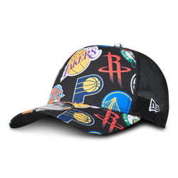 Unisex Caps - New Era NBA Trucker - Black-Multi