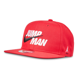 Unisex Caps - Nike Youth Flat Visor Snap Back - Gym Red-Gym Red