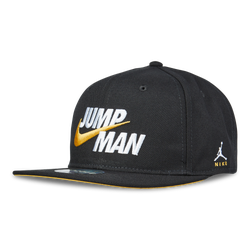 Unisex Caps - Nike Youth Flat Visor Snap Back - Black-Black