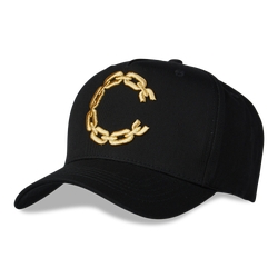 Unisex Kappen - Crooks&Castles Chain Snapback - Black-White