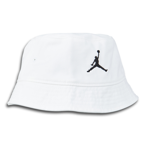 Jordan Bucket Hat - Unisex Petten - White - Katoen - Maat Kids - One Size - Foot Locker