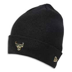 Unisex Knitted Hats & Beanies - New Era Flawless Beanie Chicago Bulls - Black-Gold