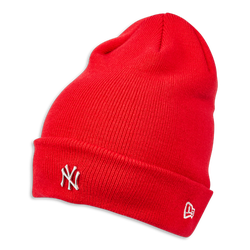 Unisex Knitted Hats & Beanies - New Era Flawless Beanieneyyan - Scarlet-Silver