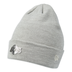 Unisex Winter Mützen - New Era Flawless Beaniela Lakers - Heather Grey-Silver