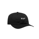 Black-Black - AS HUF ESSNTL 6 PANEL BLK/BLK