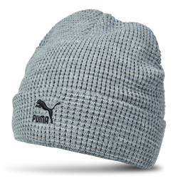 Unisex Knitted Hats & Beanies - Puma Layered Beanie - Grey-Black