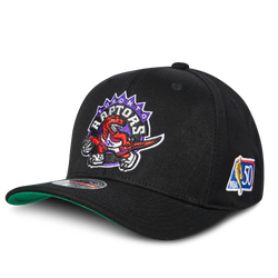 Unisex Caps - Mitchell & Ness 50Th Anniversary Adjustable Cap - Black-Black