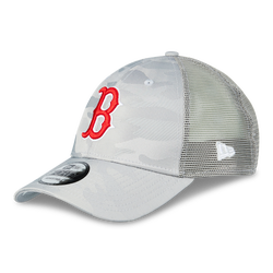 Unisex Caps - New Era 9Forty Trucker Home Field - Grey-Red