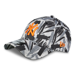 Unisex Caps - New Era 9Forty Neyyan - Grey-Camo-Orange