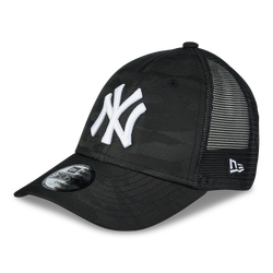 Unisex Caps - New Era Trucker Home Field Ny - Black-White