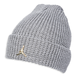 Unisex Knitted Hats & Beanies - Jordan Jumpman - Carbon Heather-Metallic Gold