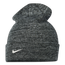 Nike Swoosh - Unisexe Bonnets Charcoal Heather-Gunmetal