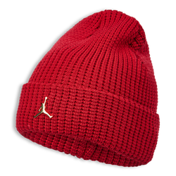 Unisex Knitted Hats & Beanies - Jordan Jumpman - Gym Red-Metallic Gold