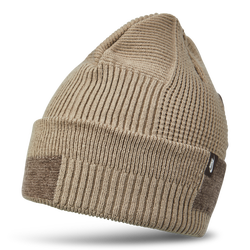 Unisex Knitted Hats & Beanies - Nike Nsw Utility Beanie Patch - Moon Fossil-Moon Fossil