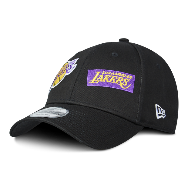 New Era 9Forty Nba Sticker Lakers - Unisex Petten - Black - Katoen - Maat One Size - Foot Locker