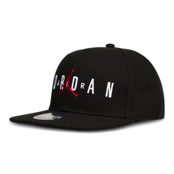 Unisex Caps - Jordan Kids Flat Visor Snapback - Black-Red-White