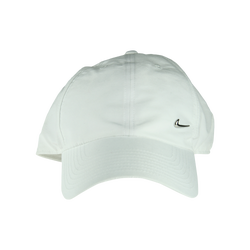 Unisex Caps - Nike Heritage 86 Metal Swoosh - White-Metallic Silver-White