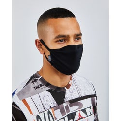 Unisex Sport Accessories - Foot Locker Reusable Face Cover 2 Pack - Black-Black