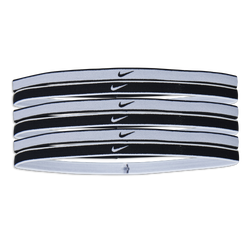 Unisex Sport Accessories - Nike Swoosh Sport Headbands 6 Pack - White-Black-White