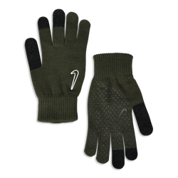 Unisex Gloves & Scarves - Nike Knitted Tech And Grip Gloves - Green-Black-White